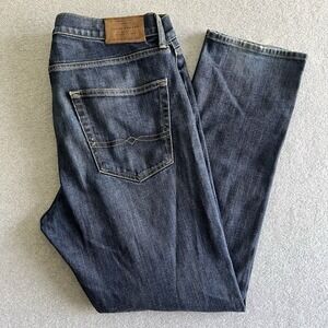 Lucky Brand Stretch 410 Athletic Slim Straight Leg Dark Wash Jeans Men's 36 X 32